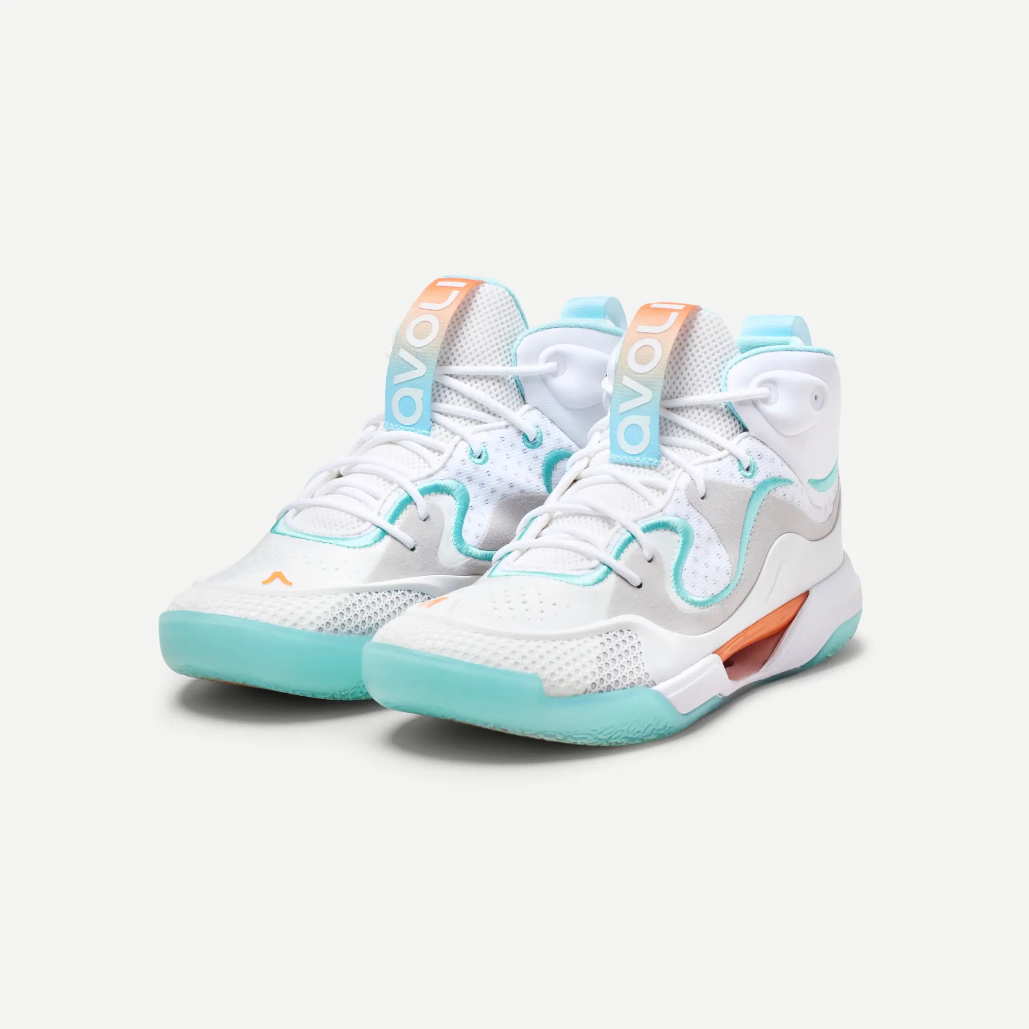 Avoli Mid White and Teal - Image 3