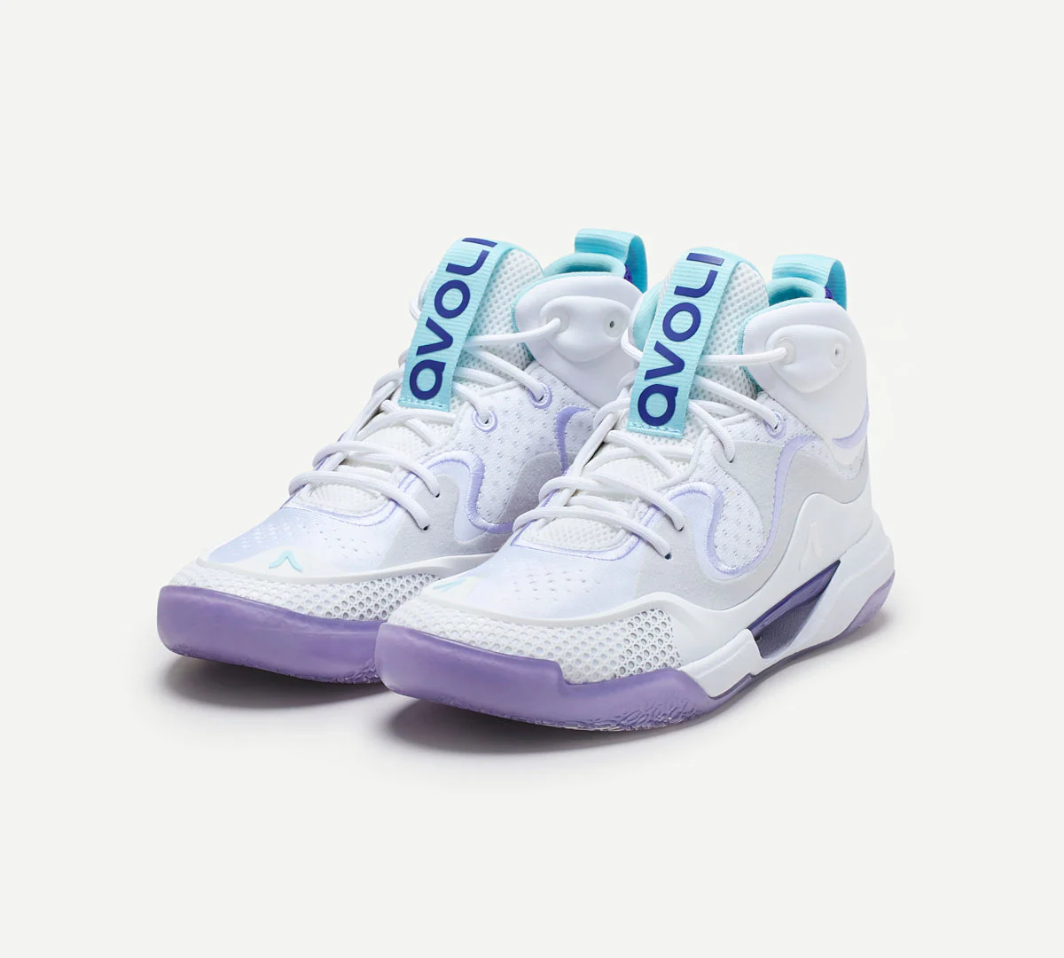 Avoli Mid White Purple Heather - Image 8